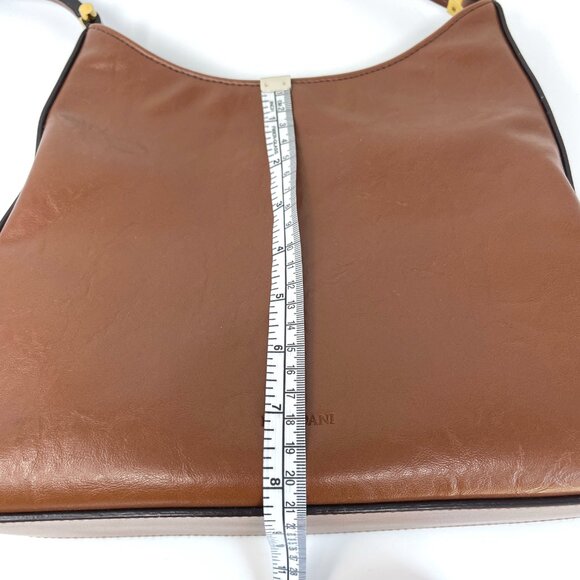 Mondani New York Brown Shoulder Bag, Synthetic Leather - Picture 9 of 16